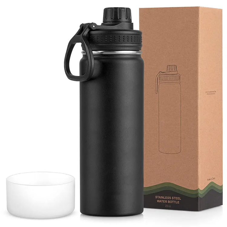 Wholesale Sport 500ml 750ml Double Wall Stainless Steel Cycling Thermos Water Bottle Smart Drinkware