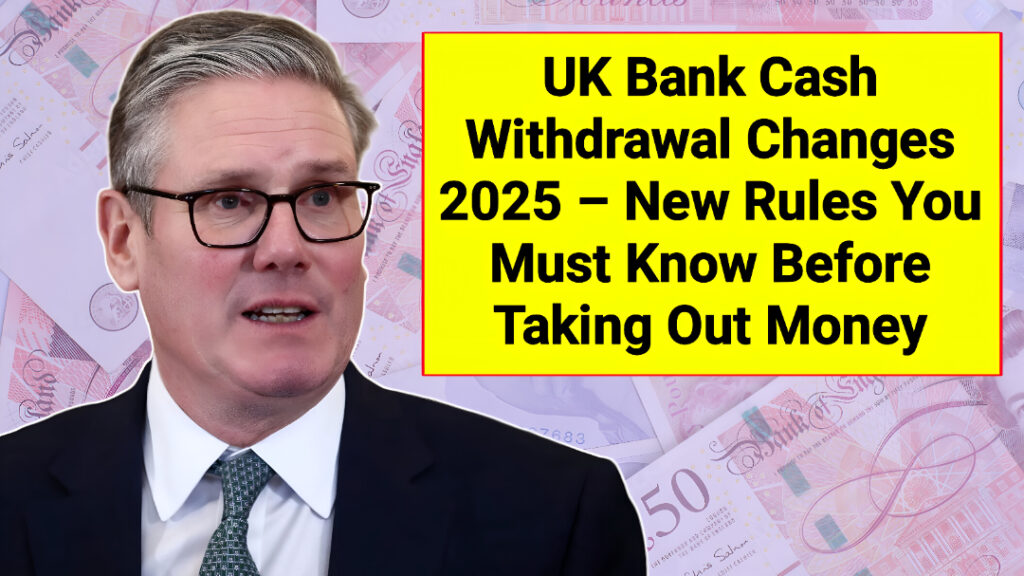 UK Bank Cash Withdrawal Changes 2025